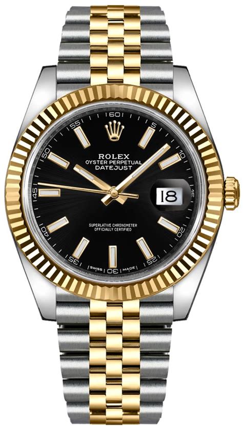 rolex datejust lady oro quadrante nero prezzo anni 90|rolex lady datejust size.